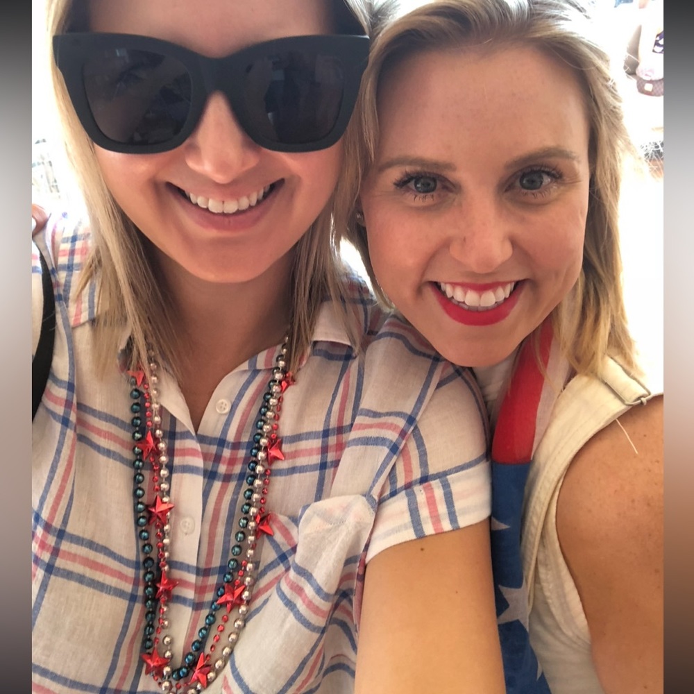 Rails Linen Blend Whitney Plaid Top - image 2